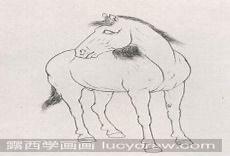 画马的步骤视频